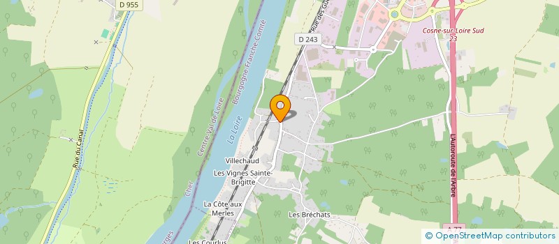 localisation de l'entreprise SARL JULEAU à COSNE-COURS-SUR-LOIRE
