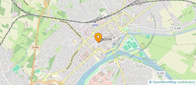 localisation de l'entreprise SARL JULES à DOLE