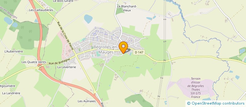 localisation de l'entreprise SARL JULES METAYER à BEGROLLES-EN-MAUGES
