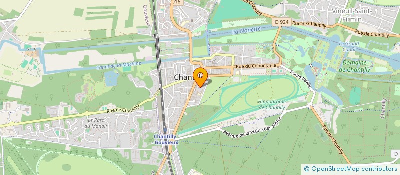 localisation de l'entreprise SARL JULIA à CHANTILLY