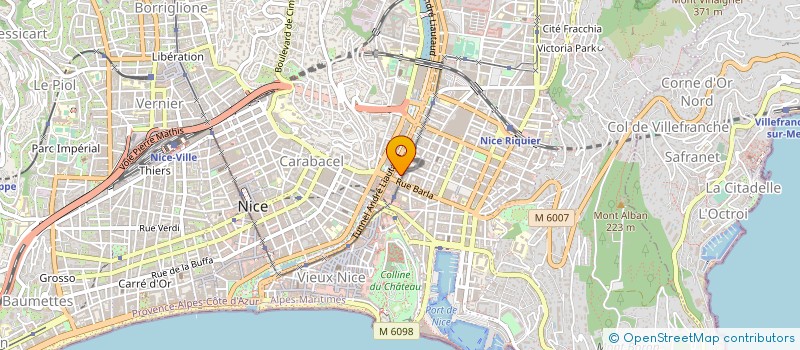 localisation de l'entreprise SARL JULIEN à NICE