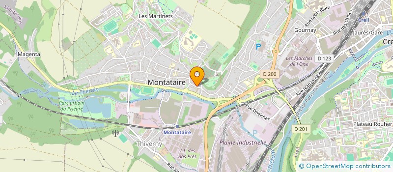 localisation de l'entreprise SARL JULIEN  MONTATAIRE