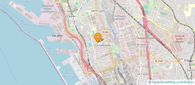 localisation de l'entreprise SARL JULIEN à MARSEILLE