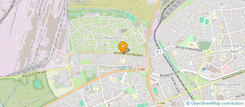 localisation de l'entreprise SARL JULIEN D'HULSTER à DUNKERQUE