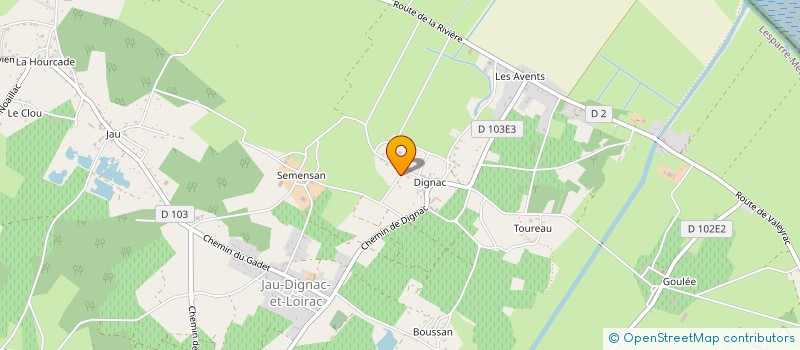 localisation de l'entreprise SARL JULIEN ELECTRICITE SERVICE  TALAIS