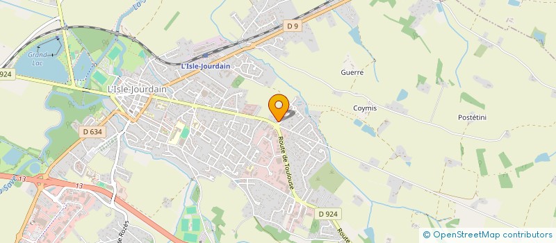localisation de l'entreprise SARL JULIEN PEREZ  L'ISLE-JOURDAIN