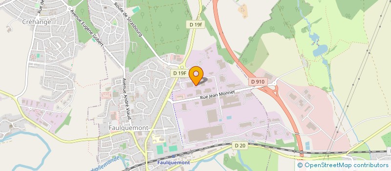 localisation de l'entreprise SARL JULIVAL  FAULQUEMONT