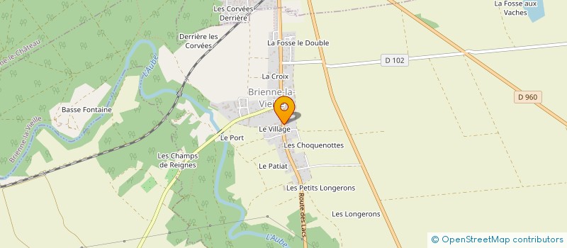 localisation de l'entreprise SARL JULLIAN DELAGNEAU  BRIENNE-LA-VIEILLE