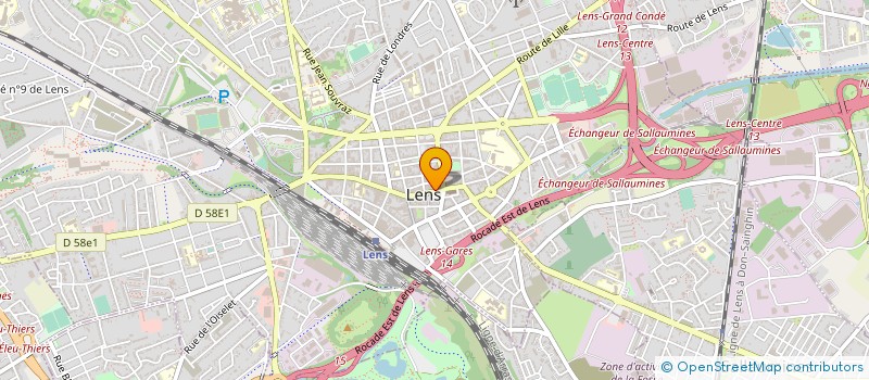 localisation de l'entreprise SARL JULOINE à LENS