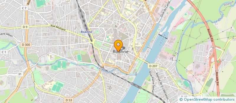 localisation de l'entreprise SARL JULYVE à ROANNE