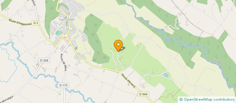 localisation de l'entreprise SARL JUNCA  SAMADET