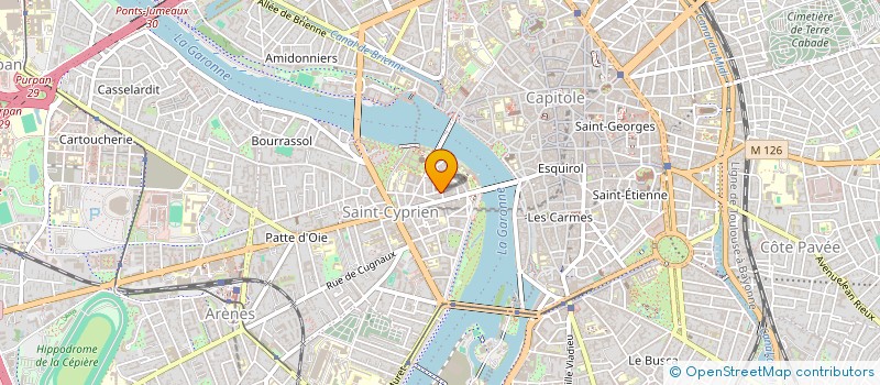 localisation de l'entreprise SARL JUNE  TOULOUSE