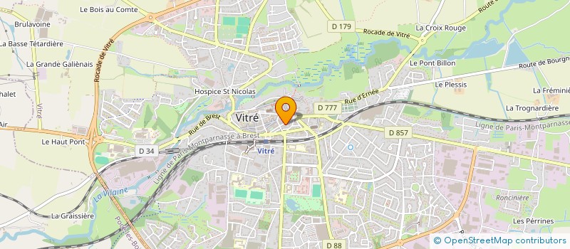 localisation de l'entreprise SARL JUPPEAU à VITRE