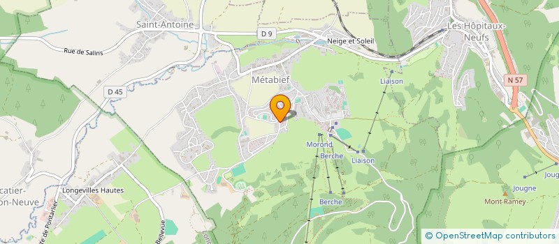localisation de l'entreprise SARL JURA IMMOBILIER  METABIEF