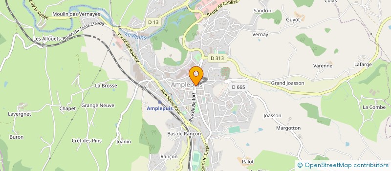 localisation de l'entreprise SARL JUSSELME à AMPLEPUIS