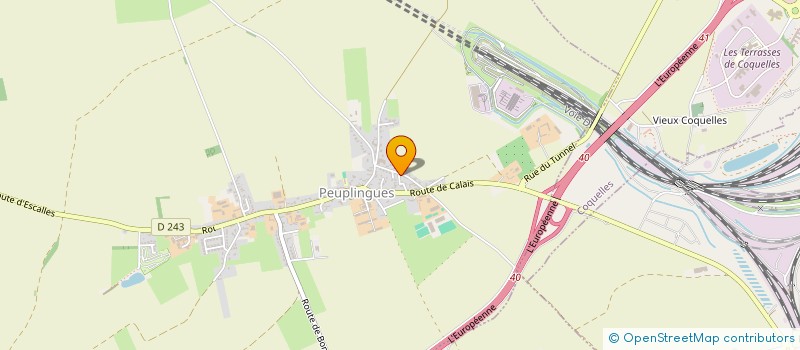 localisation de l'entreprise SARL JUST DELIVERY EXPRESS  PEUPLINGUES