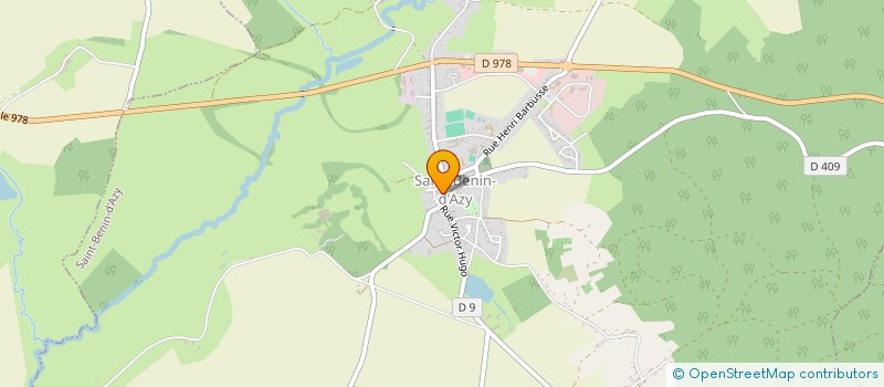 localisation de l'entreprise SARL JUVIVAL  SAINT-BENIN-D AZY