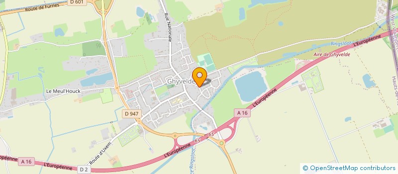 localisation de l'entreprise SARL JV FERMETURES ET AMENAGEMENTS  GHYVELDE