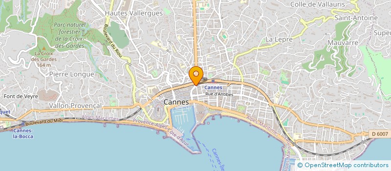 localisation de l'entreprise SARL JVIM GLOBAL TRADING à CANNES