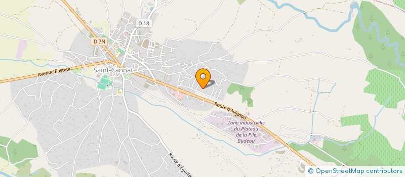 localisation de l'entreprise SARL JVLAZUR  SAINT-CANNAT