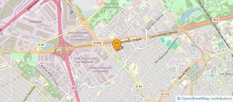 localisation de l'entreprise SARL JYB TRANSPORTS à AULNAY-SOUS-BOIS