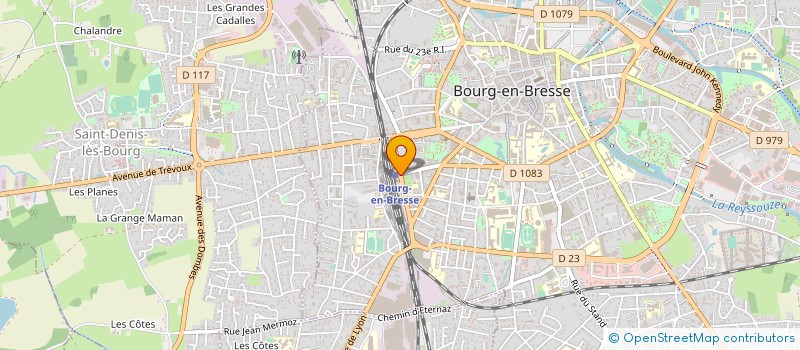 localisation de l'entreprise SARL JYDA à BOURG-EN-BRESSE