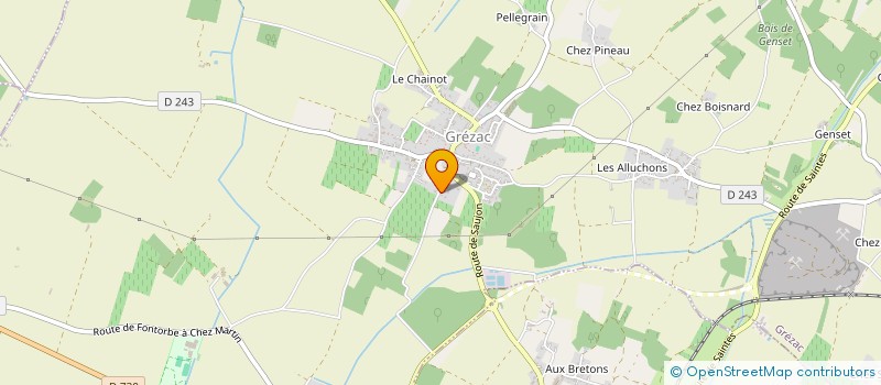 localisation de l'entreprise SARL JYLF  GREZAC