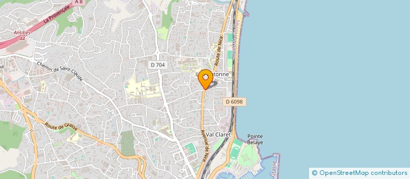 localisation de l'entreprise SARL JYPL à ANTIBES
