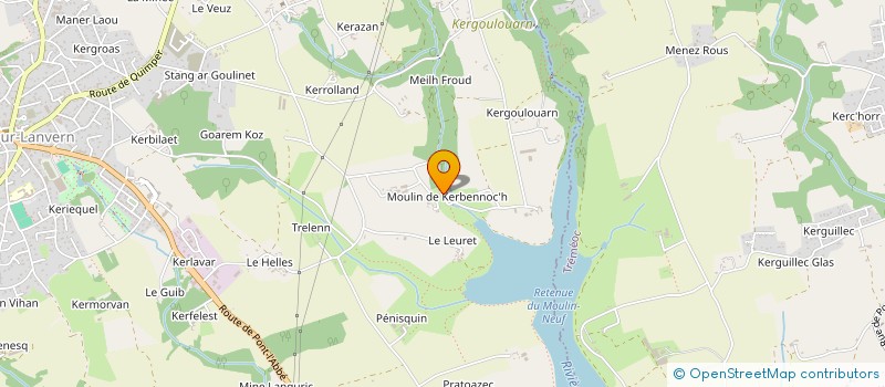 localisation de l'entreprise SARL JYS  PLONEOUR-LANVERN