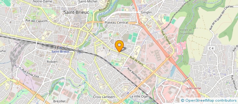 localisation de l'entreprise SARL JZ à SAINT-BRIEUC