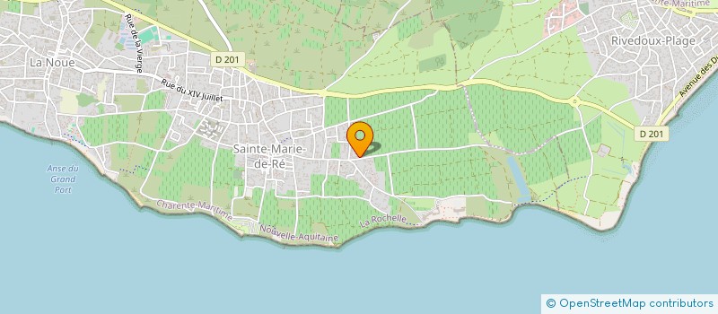 localisation de l'entreprise SARL JZN INVEST  SAINTE-MARIE-DE-RE