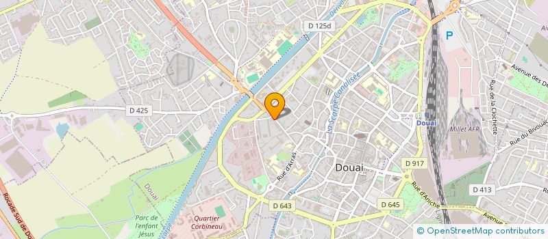 localisation de l'entreprise SARL K.A FRUITS & LEGUMES à DOUAI