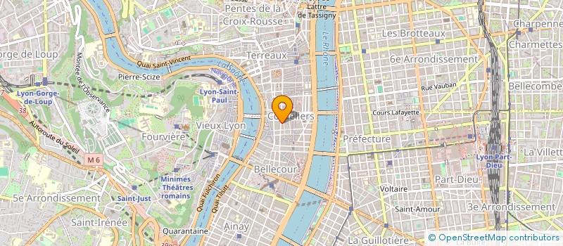 localisation de l'entreprise SARL K.B.M.  LYON