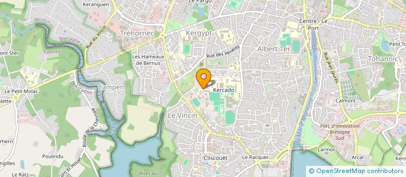 localisation de l'entreprise SARL K.E.R. à VANNES