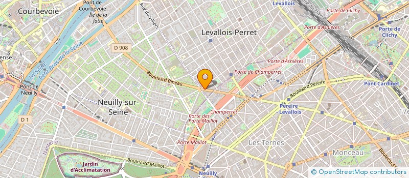 localisation de l'entreprise SARL K.H.Z à LEVALLOIS-PERRET