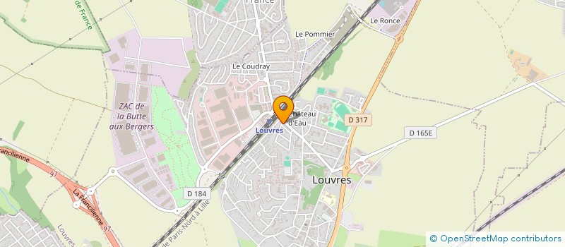 localisation de l'entreprise SARL K I N G  LOUVRES