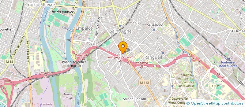 localisation de l'entreprise SARL K M à TOULOUSE
