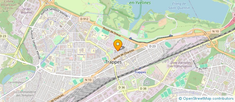 localisation de l'entreprise SARL K & M  TRAPPES