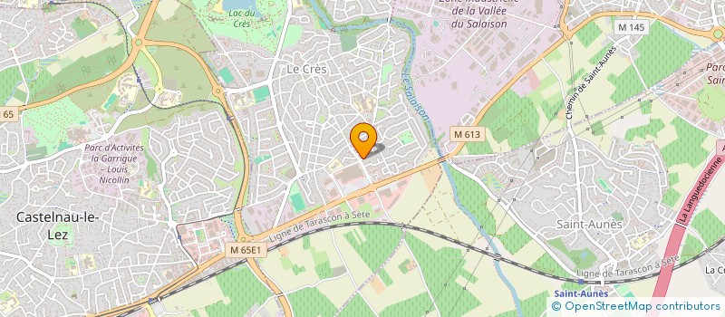 localisation de l'entreprise SARL K P L  LE CRES