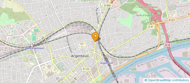 localisation de l'entreprise SARL K R H  ARGENTEUIL