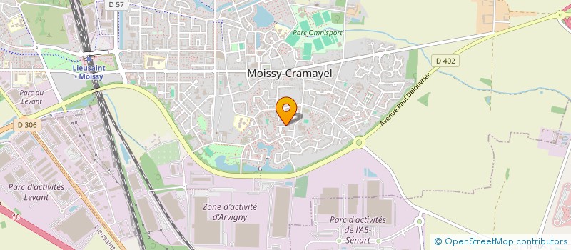 localisation de l'entreprise SARL K2F à MOISSY-CRAMAYEL