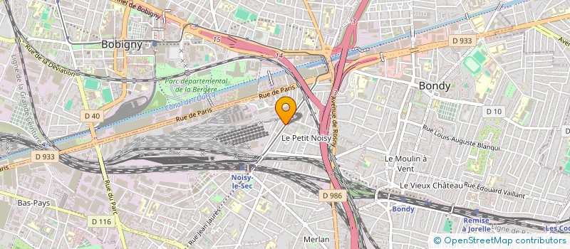 localisation de l'entreprise SARL KAB PRESSING à NOISY-LE-SEC