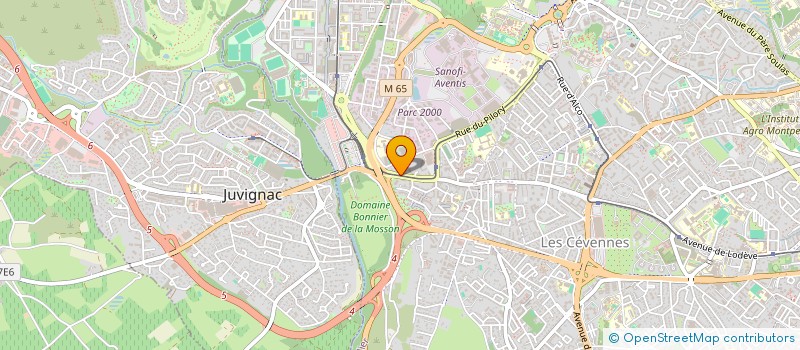 localisation de l'entreprise SARL KABAN à MONTPELLIER