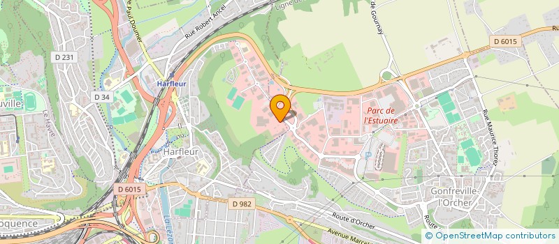 localisation de l'entreprise SARL KABE  GONFREVILLE L'ORCHER