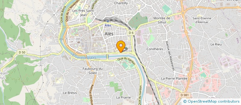 localisation de l'entreprise SARL KACTUS à ALES