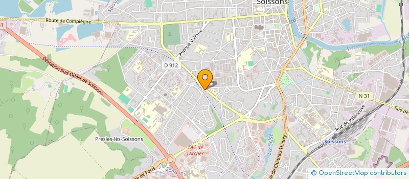 localisation de l'entreprise SARL KADIMANE à SOISSONS
