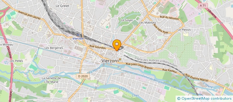 localisation de l'entreprise SARL KADINE à VIERZON