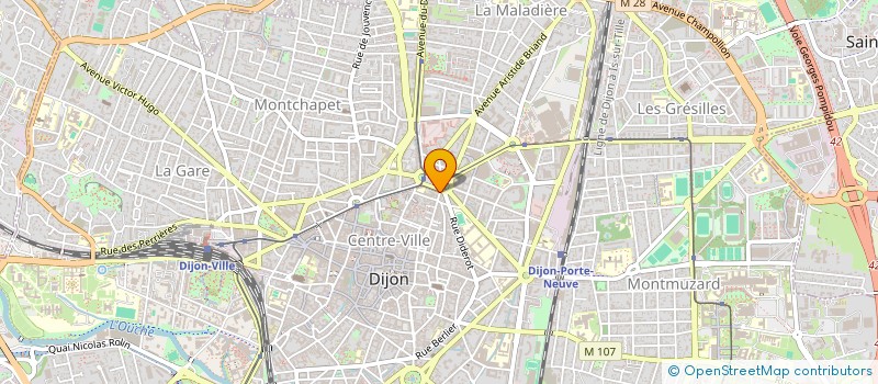 localisation de l'entreprise SARL KADO  DIJON