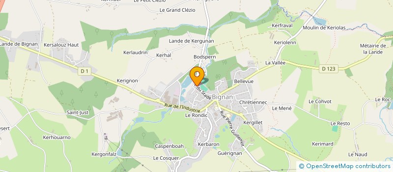 localisation de l'entreprise SARL KADOM à BIGNAN