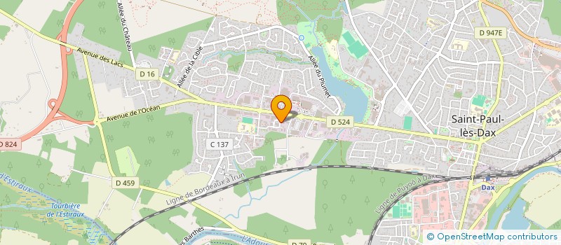 localisation de l'entreprise SARL KALANDE  SAINT-PAUL-LES-DAX